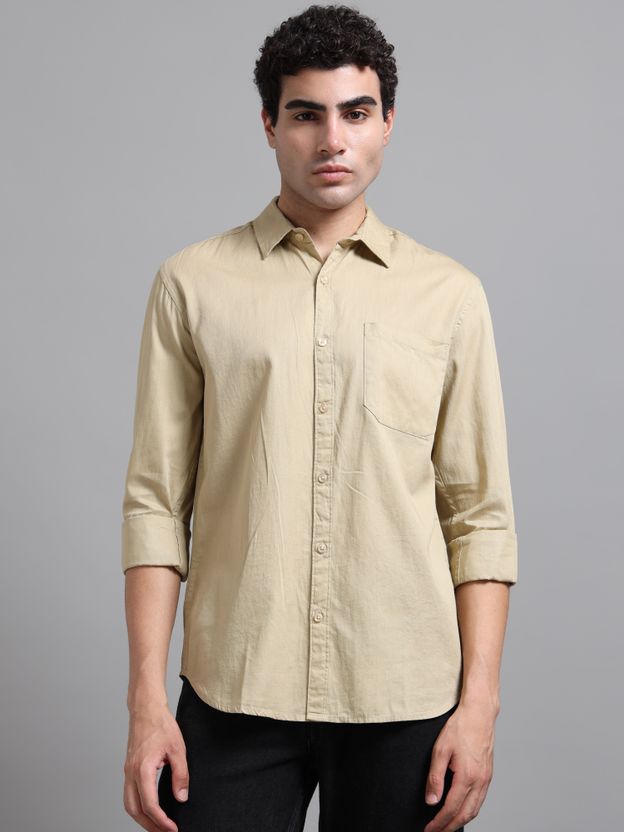 Proword Men Pink Casual Shirt - Image 7