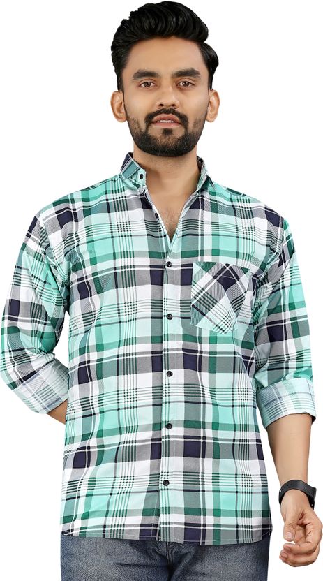 METRONAUT Men Regular Fit Checkered Shirt - Image 3
