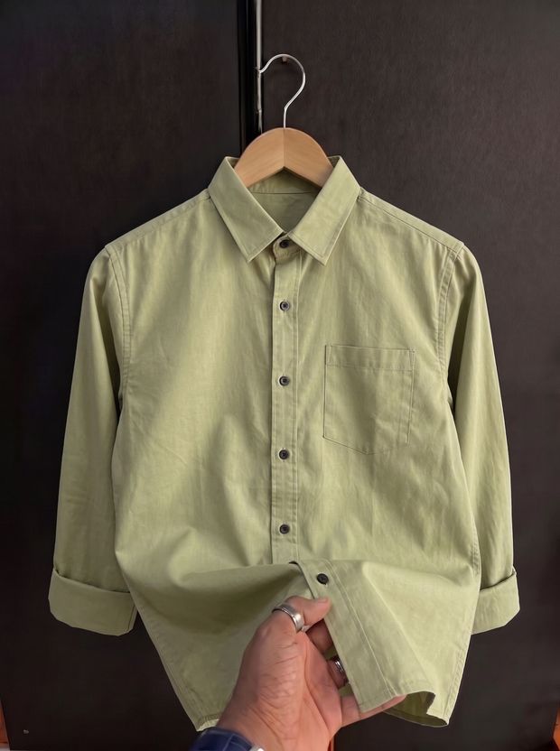 Virastix Men Dark Green Casual Shirt - Image 9