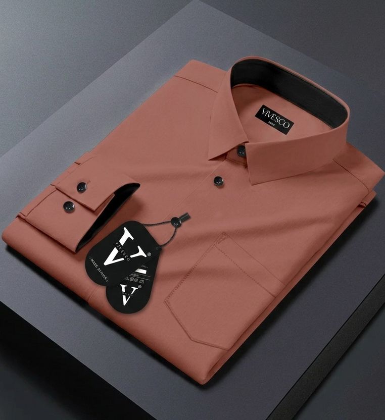 VIVESCO Men Black Casual Shirt - Image 6
