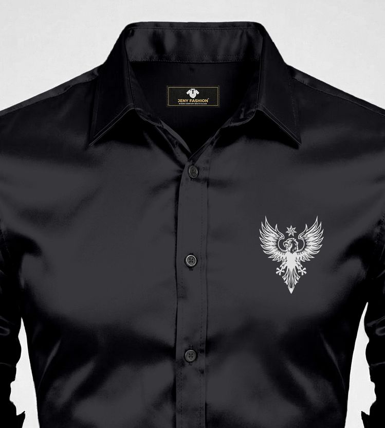 jeny fashion Men Regular Fit Graphic Print Shirt - Image 4