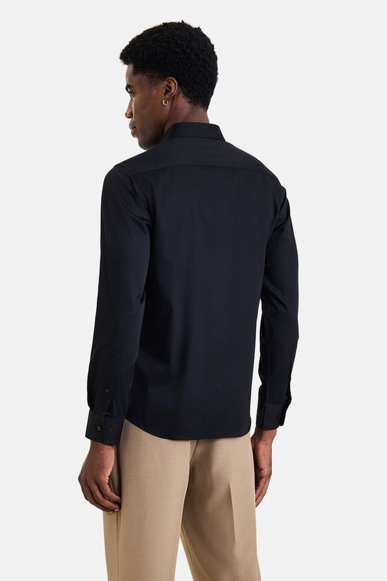 Snitch Men Black Formal Shirt - Image 4
