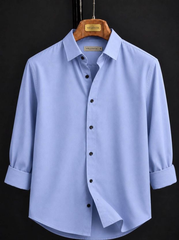 VELLOSTA Men Beige Casual Shirt - Image 9