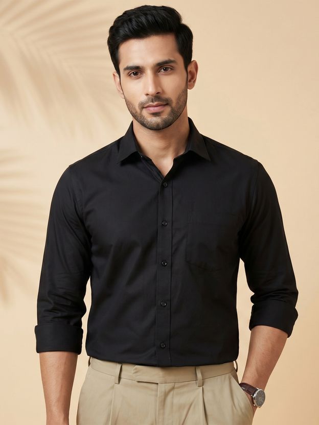 METRONAUT Men Dark Blue Formal Shirt - Image 7