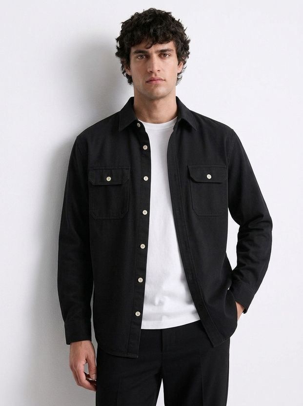 FOXEY Men Regular Fit Slim Collar Casual Shirt - Image 3