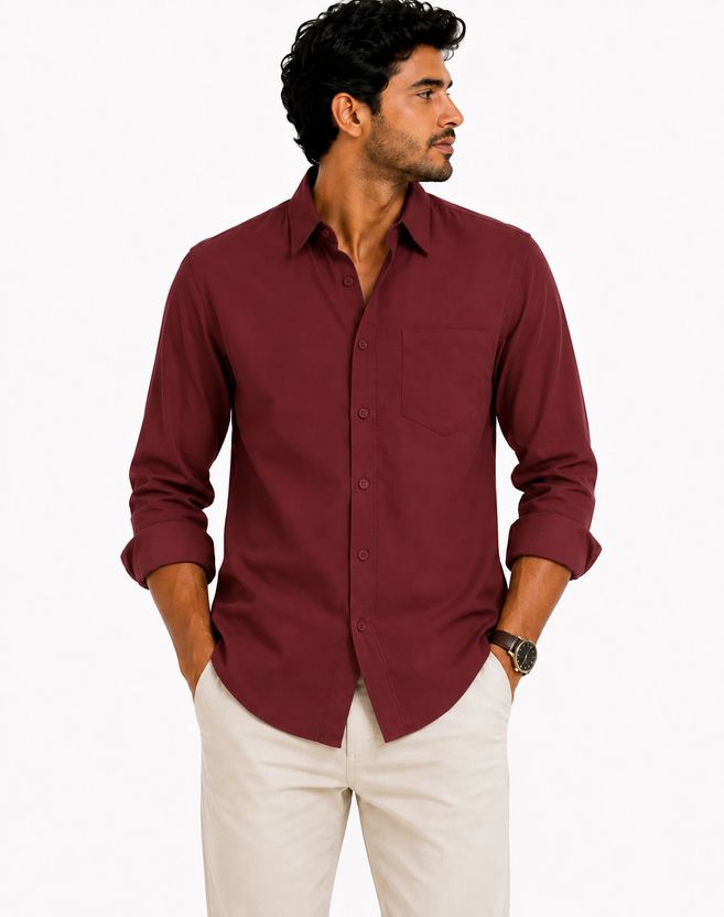 GLOREN Men Multicolor Casual Shirt - Image 4