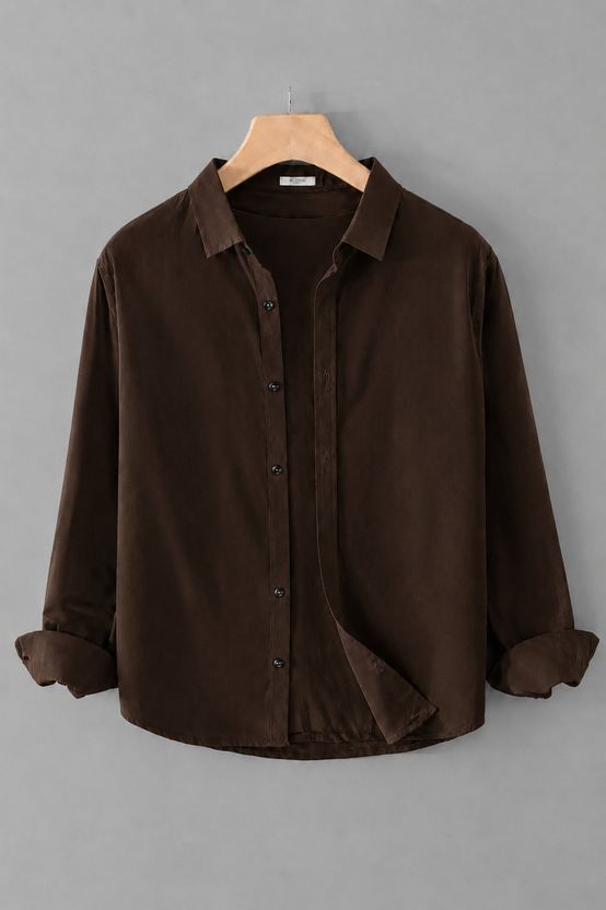 indicare Men Brown Casual Shirt - Image 1