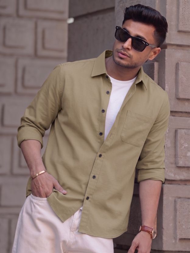VebNi Men Pink Casual Shirt - Image 6