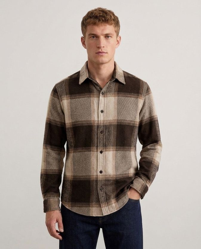 DIMMY Men Regular Fit Checkered Shirt - Image 6