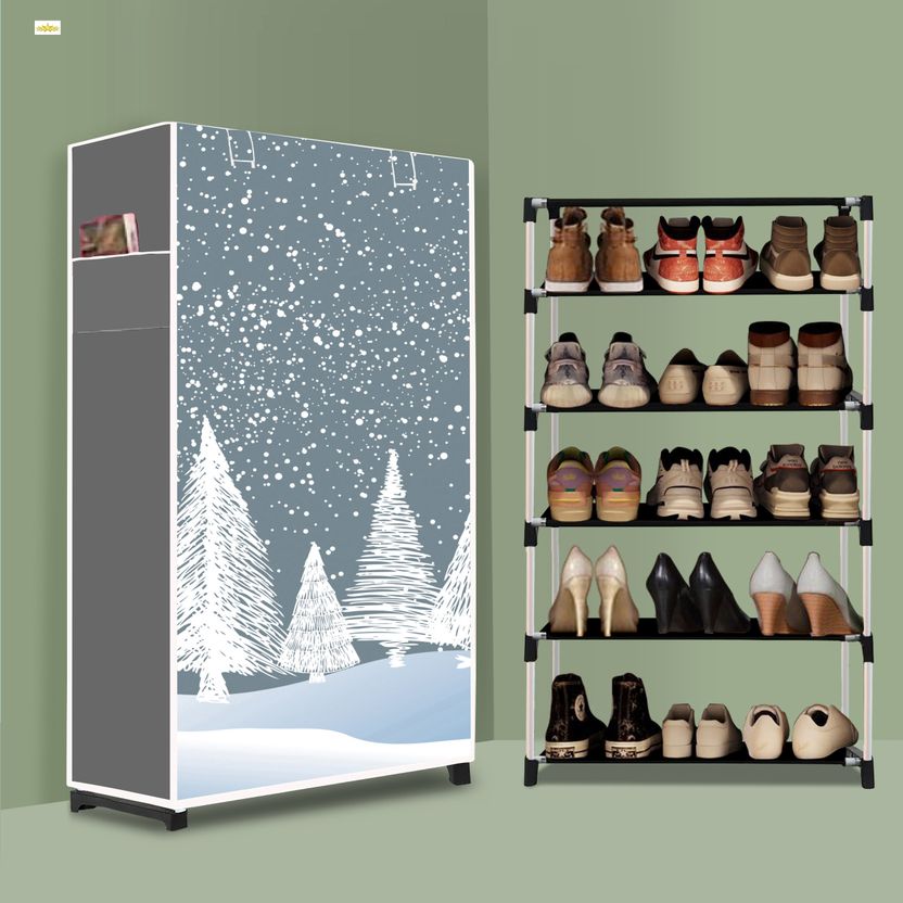 ZENVEXYO Compact Shoe Stand Cabinet - Image 10