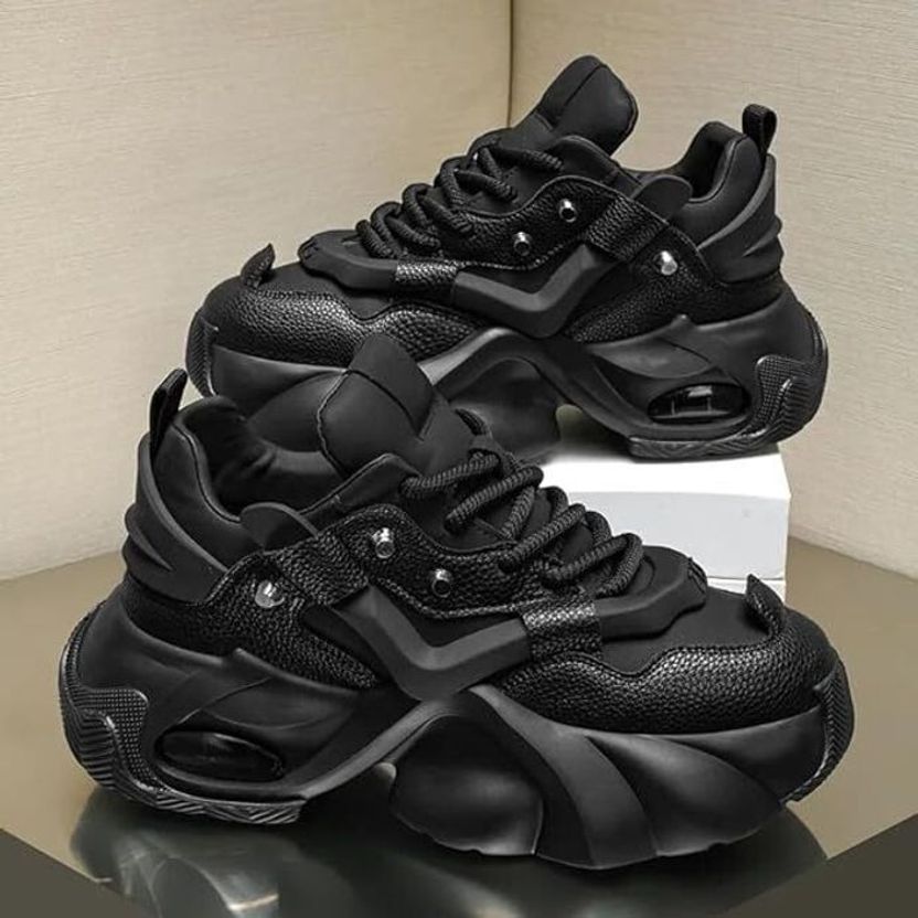 XTOON Casual Sneakers for Men Black 8 - Image 3