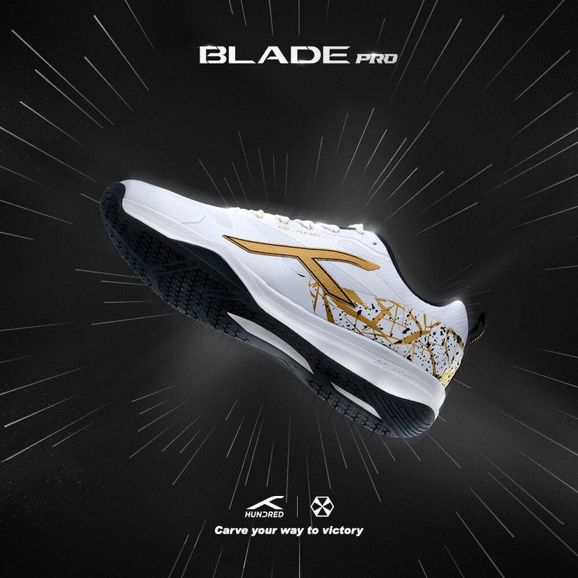 Hundred Blade Pro Non Marking Badminton Shoes - Image 2