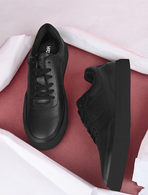 HRX by Hrithik Roshan Men Black Casual Sneakers 6 - Image 3