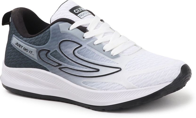 CLYMB Premium Casual Running Shoes For Men (Grey) - Image 2
