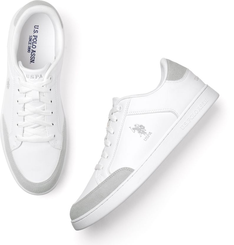 U.S. POLO ASSN. VANCER 2.0 Men's White Sneakers 9 - Image 1
