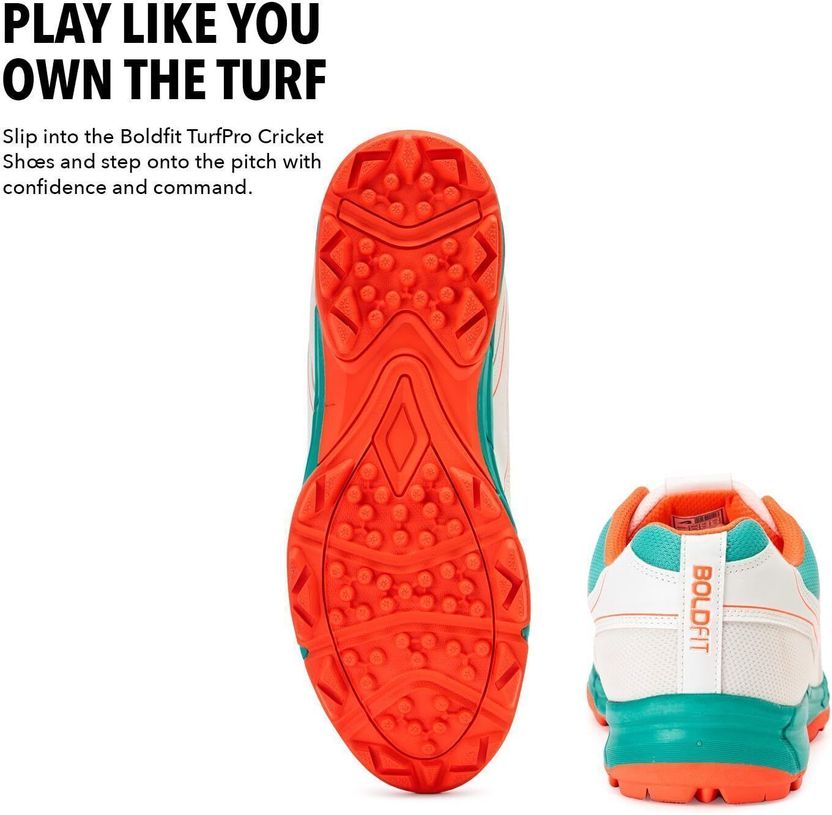 BOLDFIT CrickMaster Cricket Spike Shoes for Men - Image 3