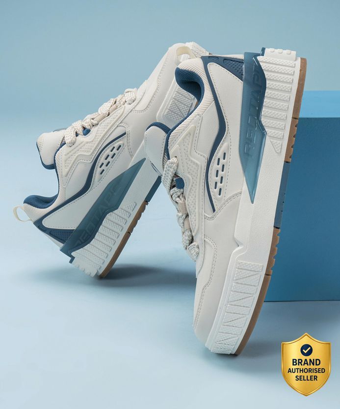 RED TAPE Men's Red Lifestyle Sneakers - Image 1