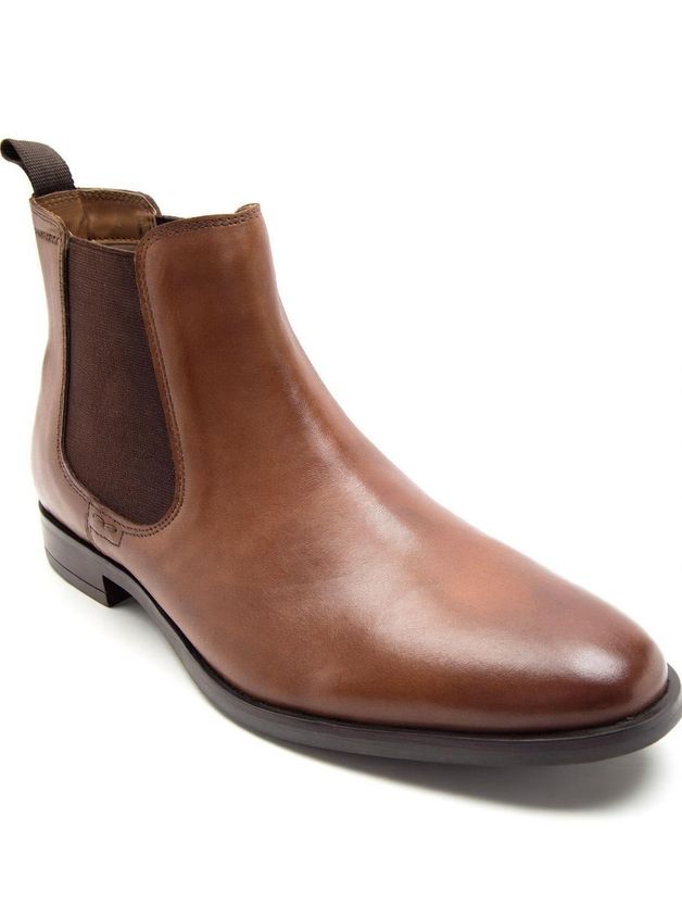THOMAS CRICK Men's Leather Chelsea Boots - Image 9
