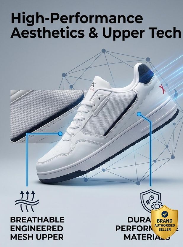 HRX by Hrithik Roshan Men's White Casual Shoes 7 - Image 1