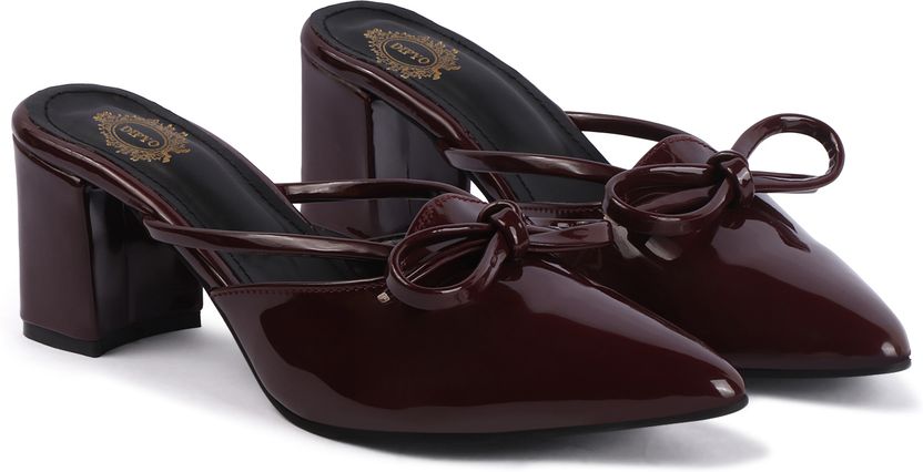 Dipyo Women Bellies Sandal Maroon 8 - Image 7