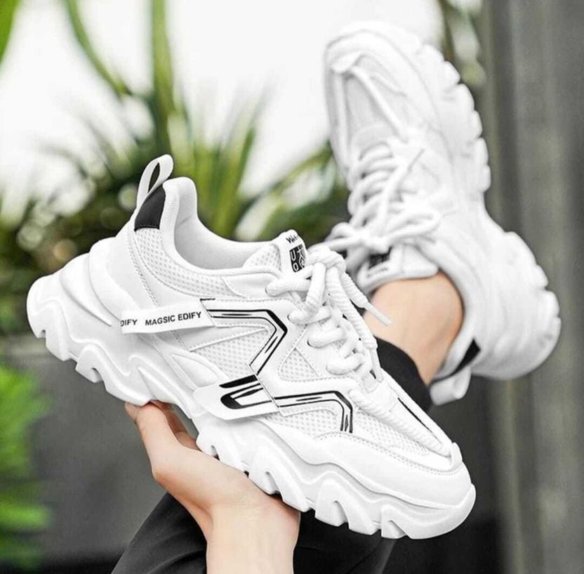 tigonis White Premium Quality Sneakers - Image 4