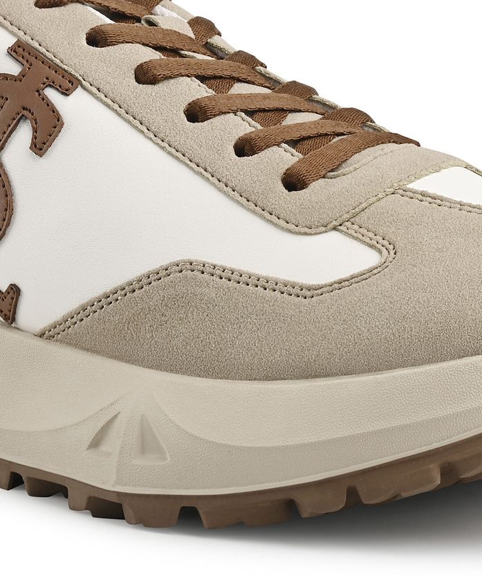 Louis Stitch Men's White and Beige Sneaker - Image 4