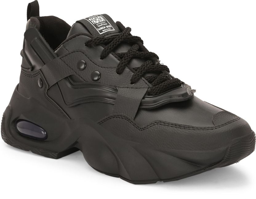 XTOON Casual Sneakers for Men Black 8 - Image 6
