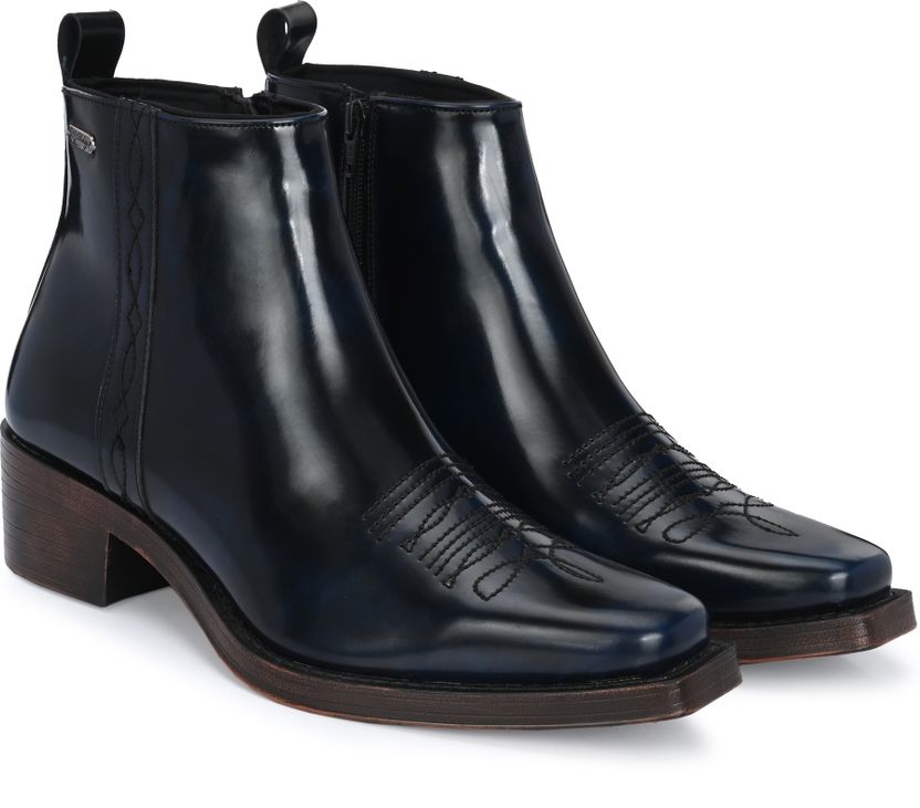 Delize CowBoy Ankle Boots For Men - Image 10