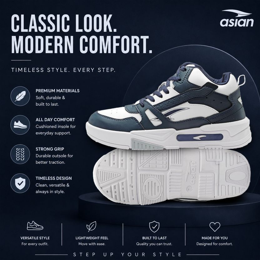 asian Mexico-11 Men's Casual Sneakers - Image 3
