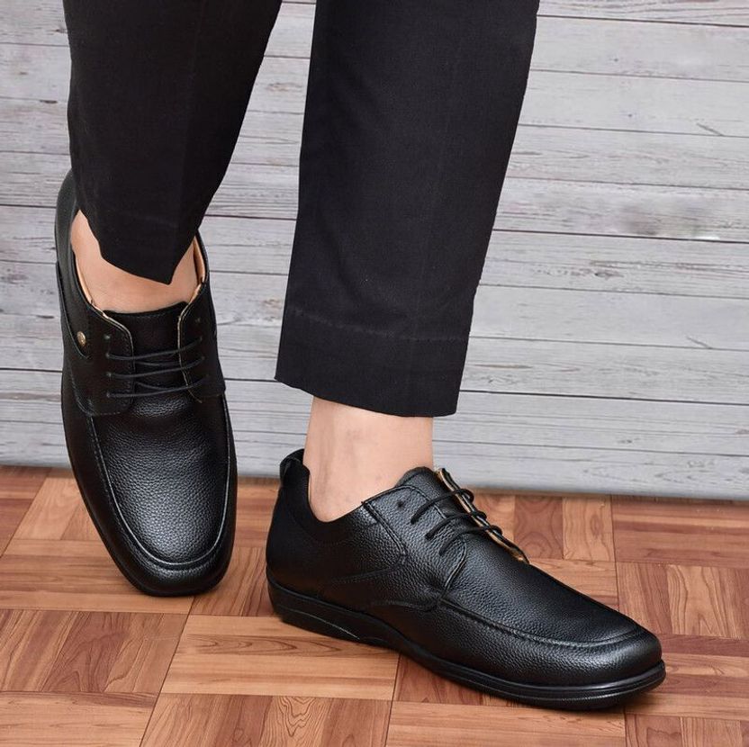 Restroad Classic Lace-Up Formal Shoes for Men - Image 3