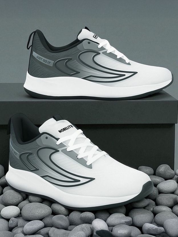 NOBELITE Premium White Sports Sneakers - Image 9