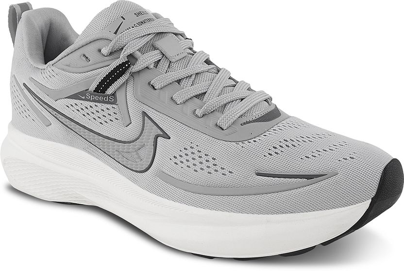 CLD POSITIVE Men's Running Shoes Grey 9 - Image 2