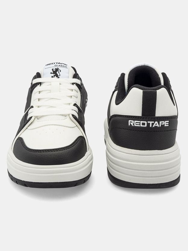 RED TAPE Men's Red Lifestyle Sneakers - Image 4