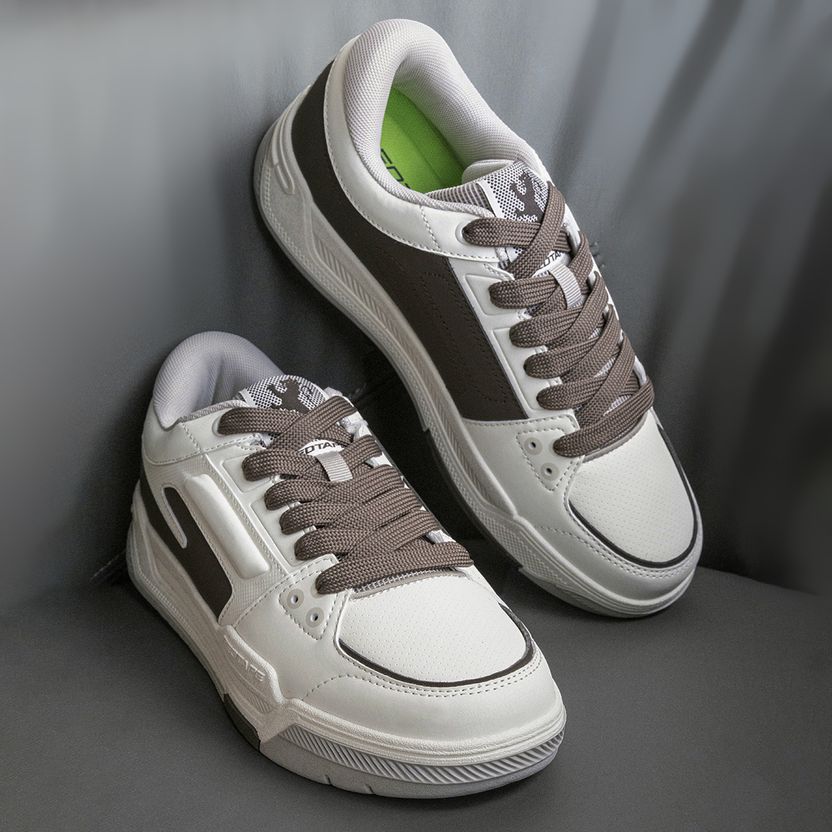 RED TAPE Men's Red Lifestyle Sneakers - Image 5