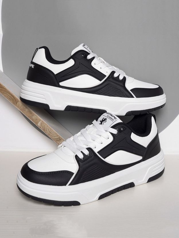 RED TAPE Men's Red Lifestyle Sneakers - Image 6