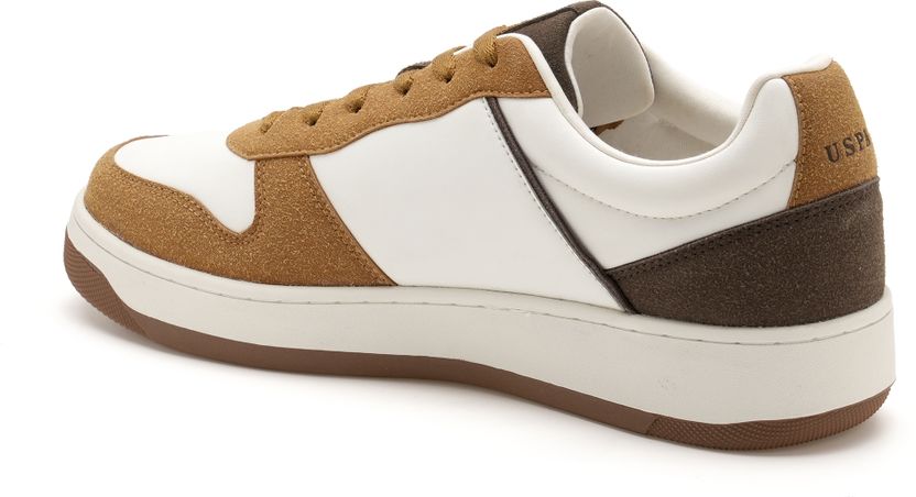 U.S. POLO ASSN. JOAN Men's Tan Sneakers 8 - Image 4