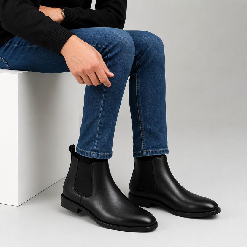 BOLTVELOCITY Classic Chelsea Boots For Men - Image 5