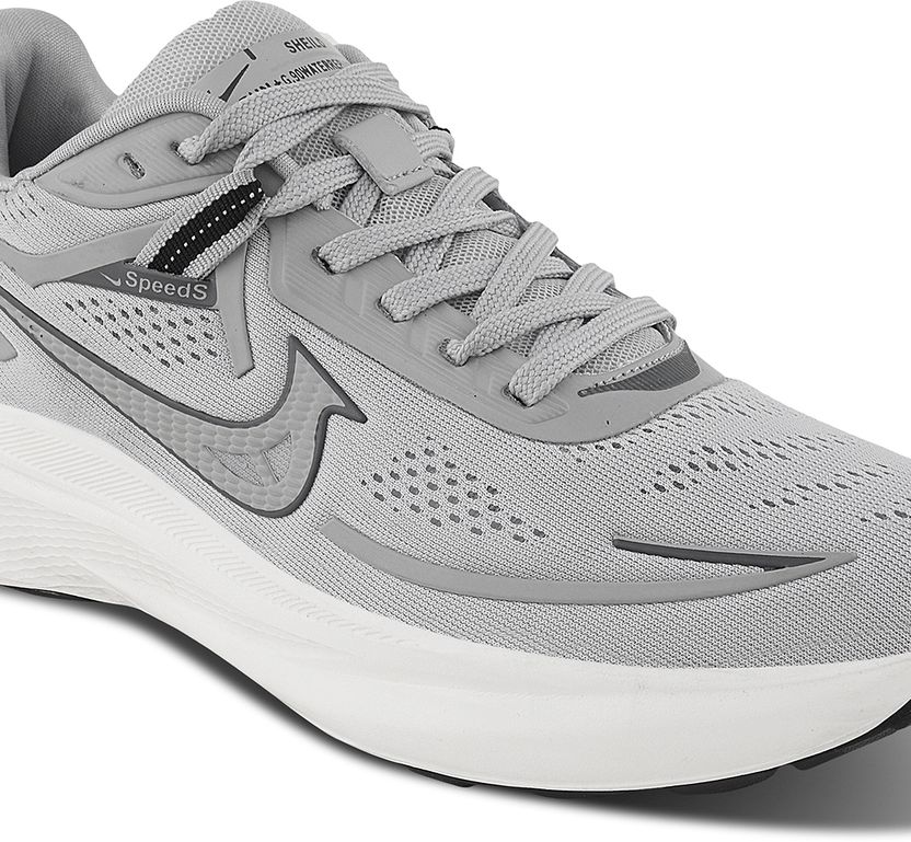 CLD POSITIVE Men's Running Shoes Grey 9 - Image 5