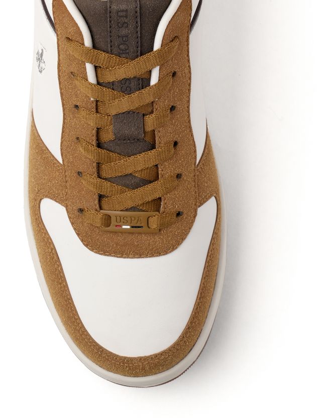 U.S. POLO ASSN. JOAN Men's Tan Sneakers 8 - Image 8