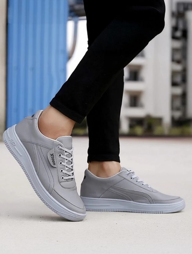 Xtoon White Men's Casual & Gym Sneakers - Image 5