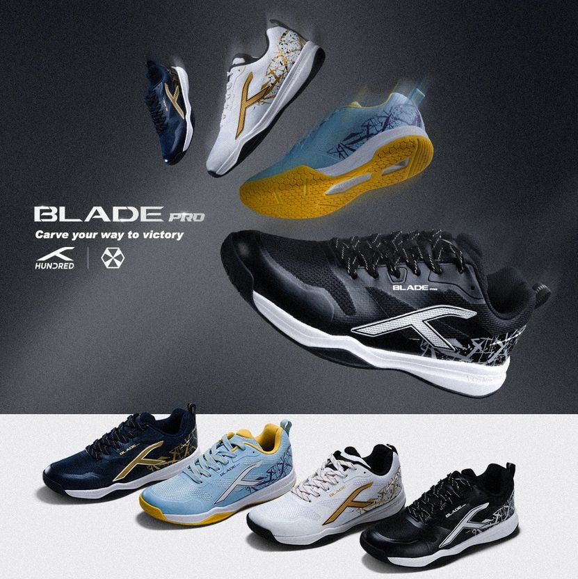 Hundred Blade Pro Non Marking Badminton Shoes - Image 6