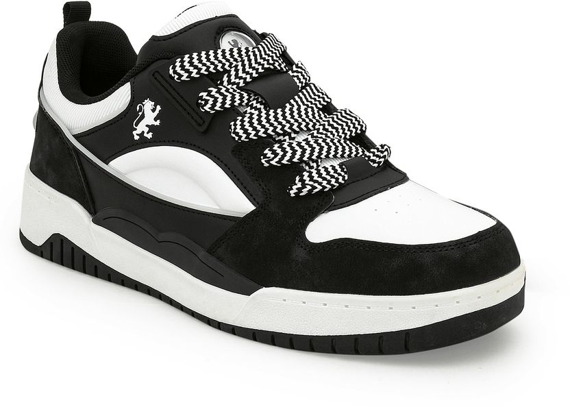 RED TAPE Men White Black Sneakers - Image 3