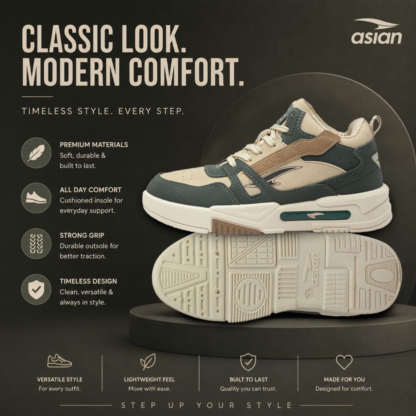 Mexico-11 Men's Casual Sneakers - Image 3