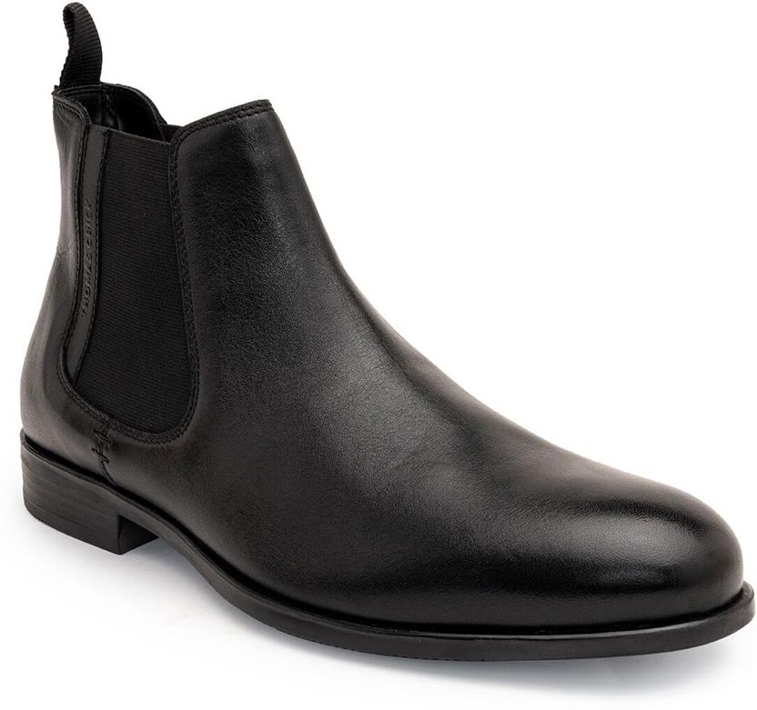 THOMAS CRICK Men's Leather Chelsea Boots - Image 8