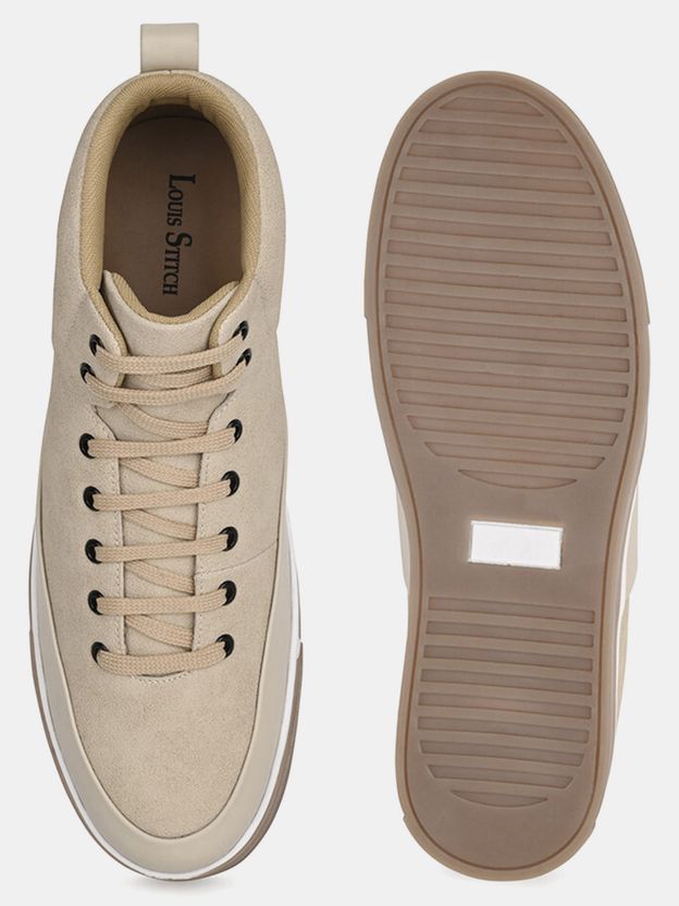 Louis Stitch Men's White Tan Sneaker, UK-8 - Image 7