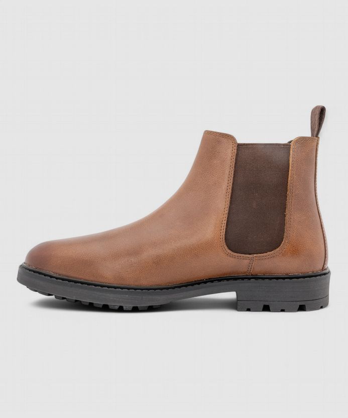 RED TAPE Boots For Men (Brown , 10) - Image 3
