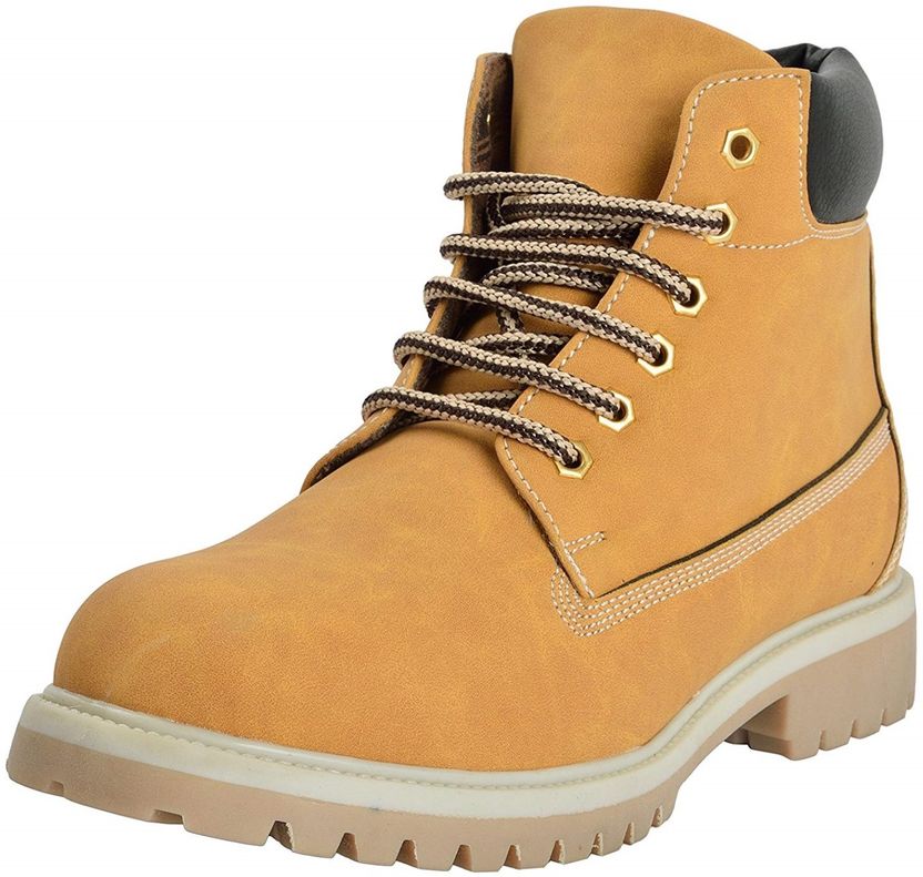 GOLAZO Men Casual High Top Shoes (Brown) - Image 1