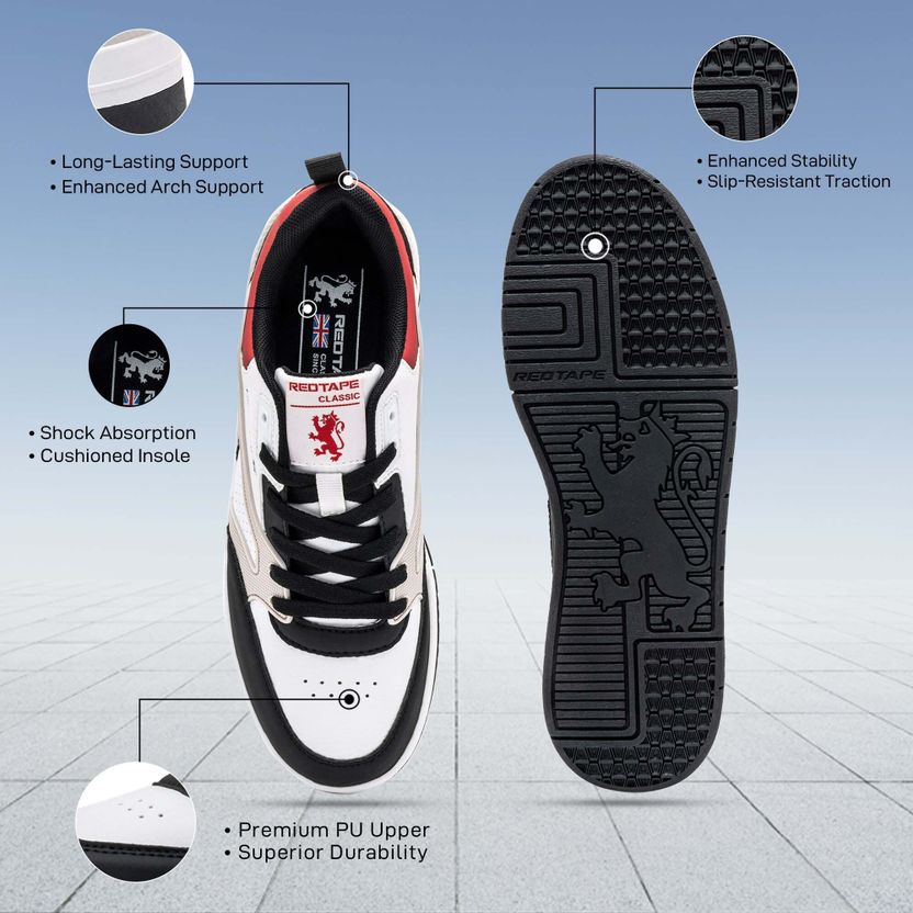 RED TAPE Men Red Casual Sneakers - Image 7