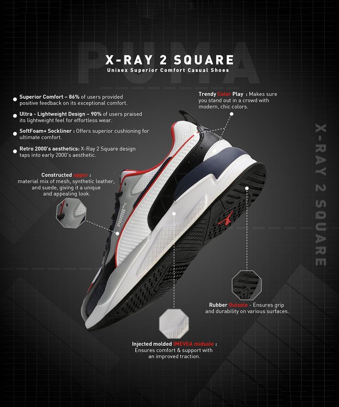PUMA X-Ray 2 Square Men's Sneakers - Image 9