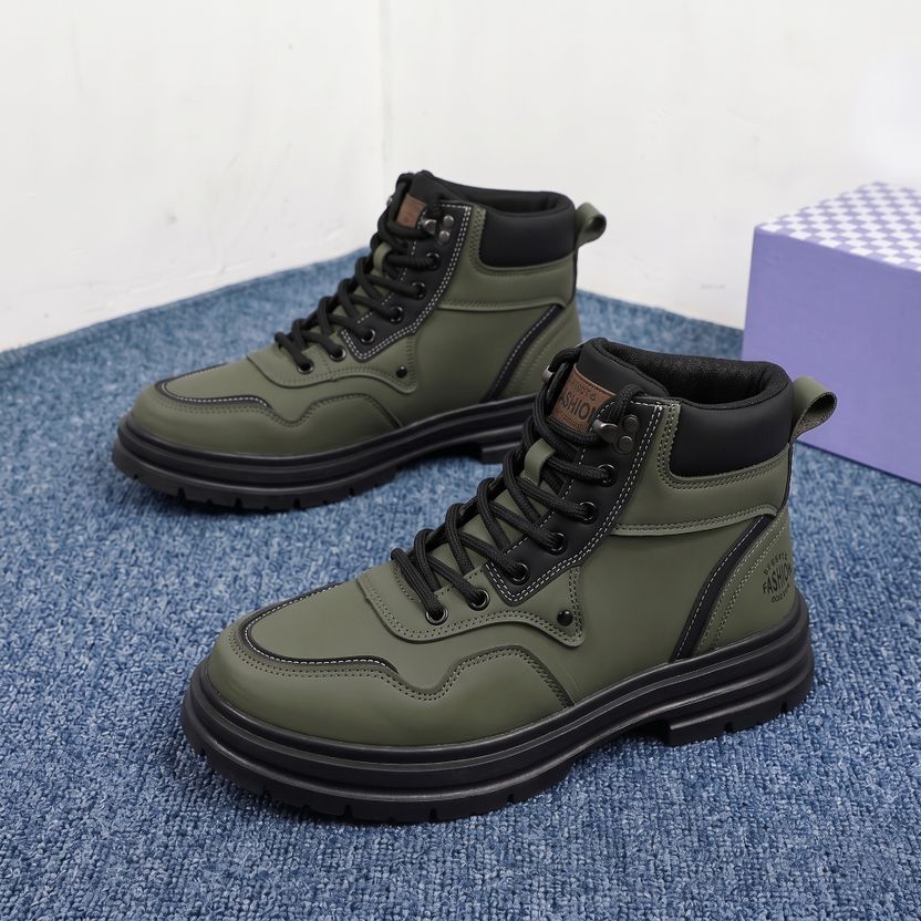 6ONE9 Men's Black High Ankle Sneaker Boots - Image 6